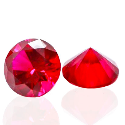 Ruby Pearl Co 10mm Diamond Cut Ruby — faceted ruby quartz terp accessory for low-temp dab bangers