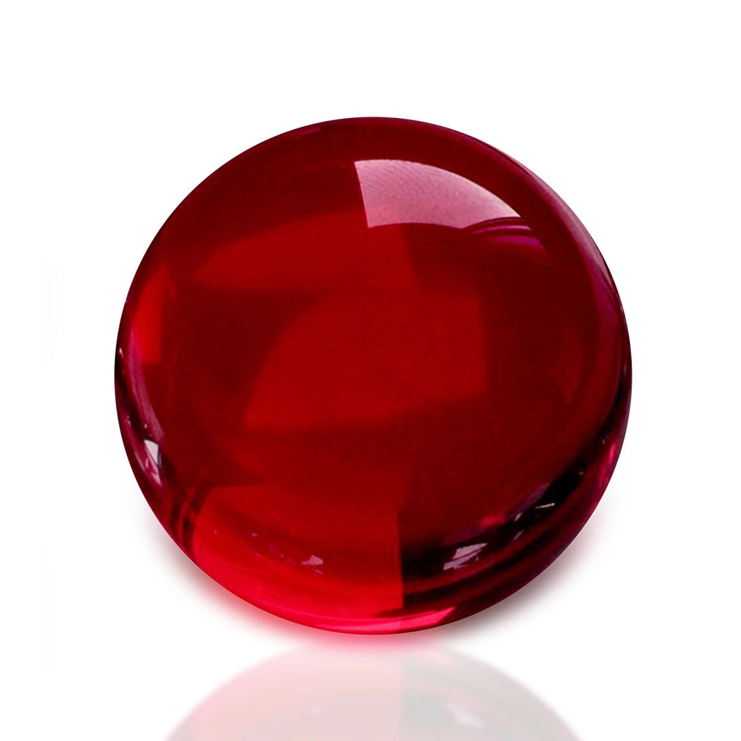 Ruby Pearl Co 20mm Ruby Slurper Marble — large ruby quartz slurper marble for plugging slurper banger holes