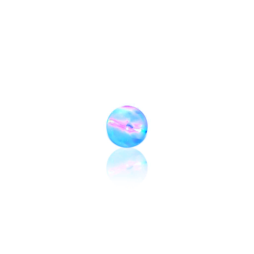 Ruby Pearl Co 3mm Opal Terp Pearl Blue — single 3mm opal terp pearl in blue