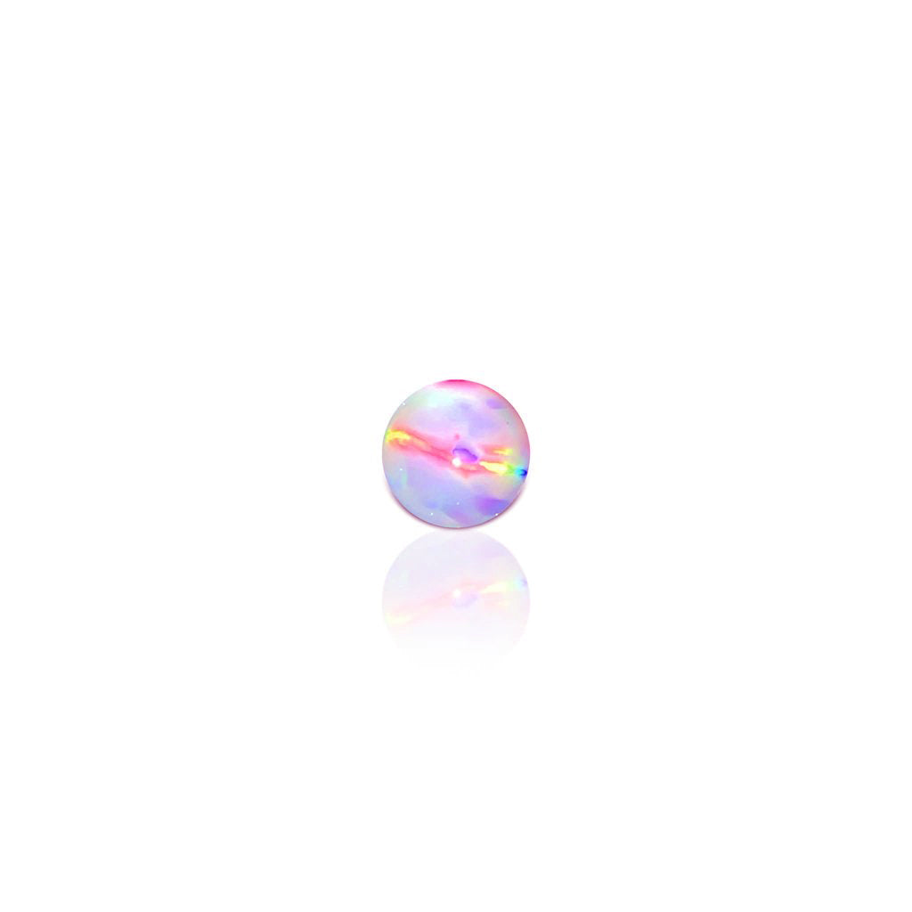 Ruby Pearl Co 3mm Opal Terp Pearl Pink — single 3mm opal terp pearl in pink