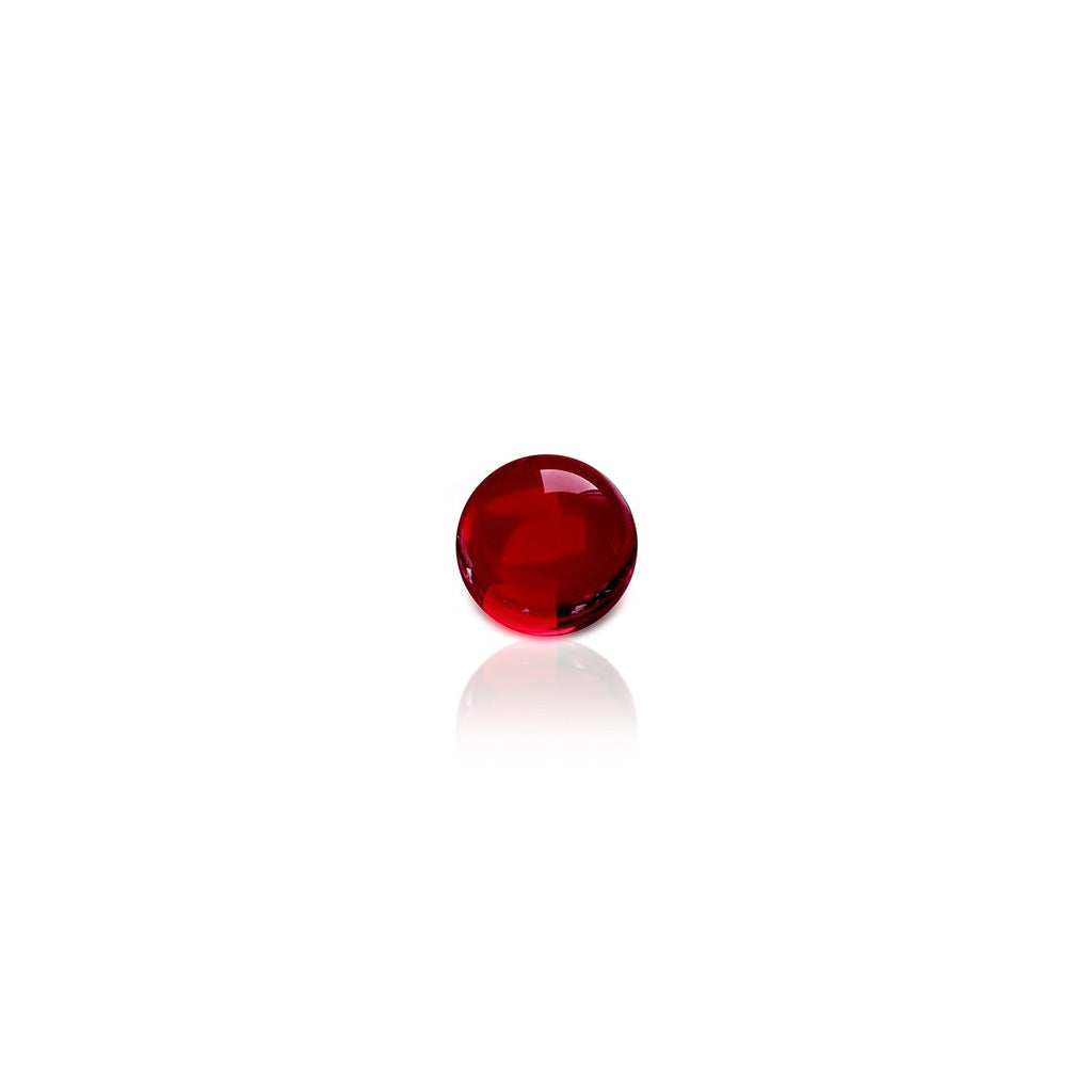 Ruby Pearl Co 3mm Ruby Terp Pearls — pair of 3mm ruby quartz terp pearls for low-temp dab banger heat distribution