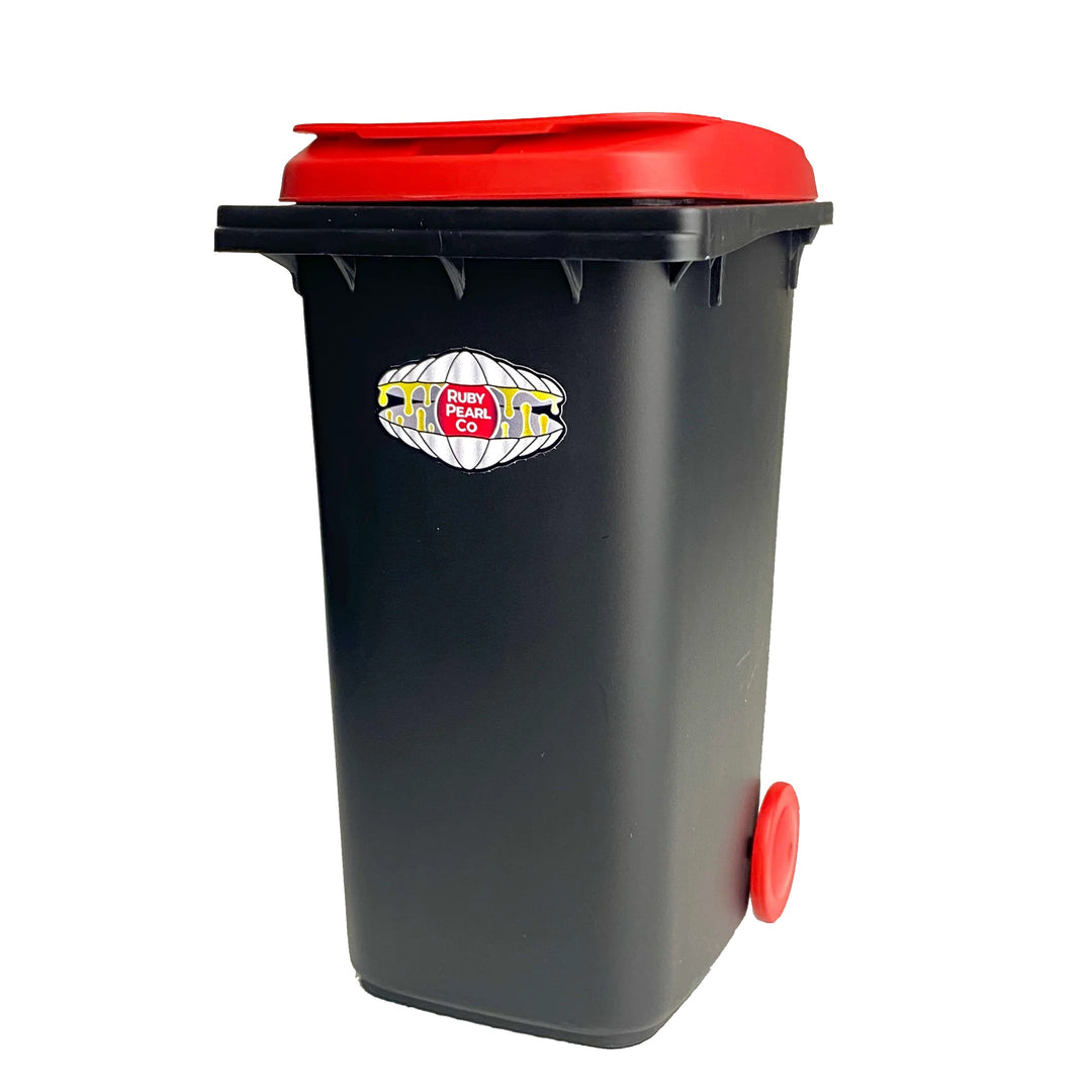 Ruby Pearl Co Cotton Swab Trash Can — alternate angle
