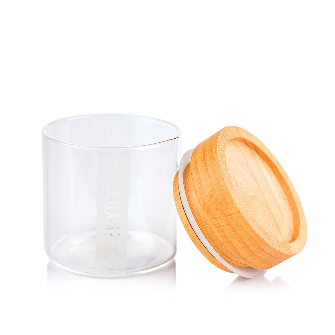 RYOT Clear Glass Storage Jar — airtight clear glass storage jar, hero shot
