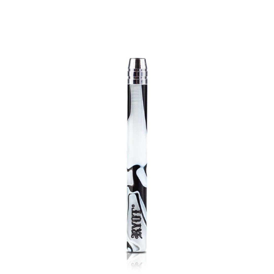 RYOT Large Acrylic One Hitter — acrylic one hitter bat, black and white variant