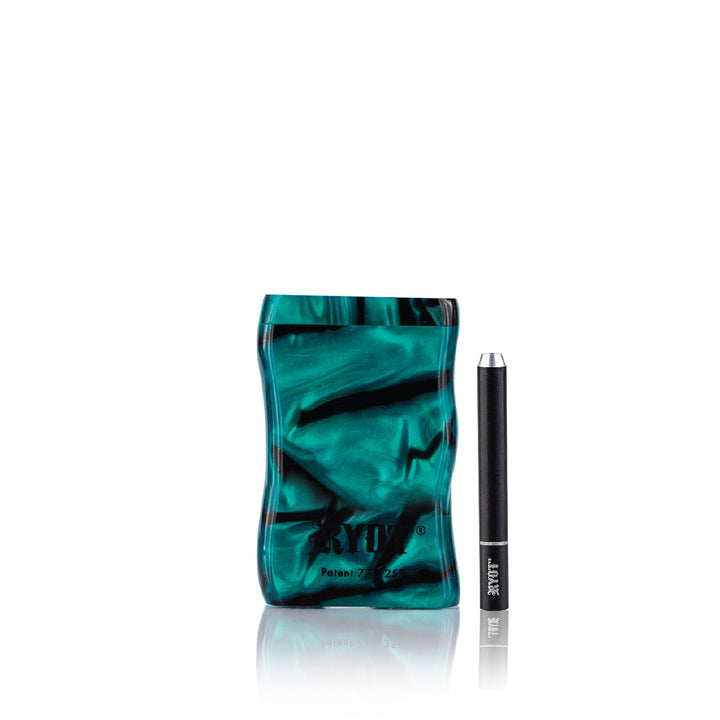 RYOT Short Magnetic Dugout — magnetic dugout stash box, green variant