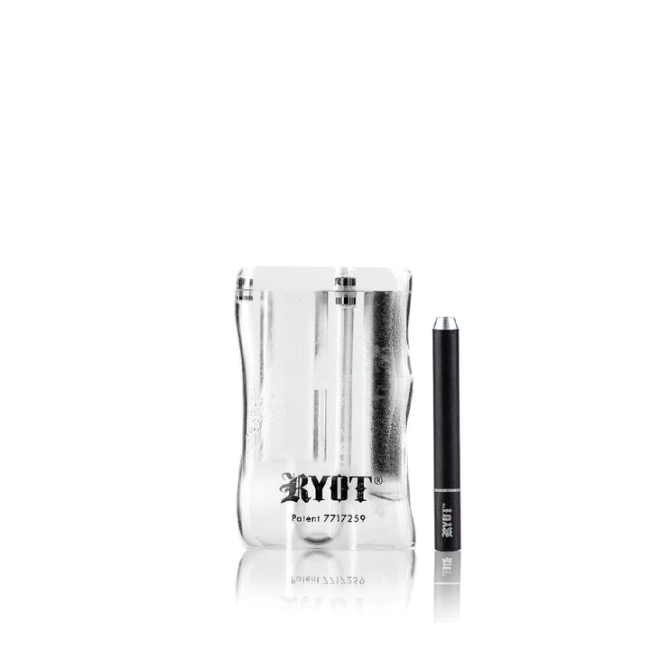 RYOT Short Magnetic Dugout — magnetic dugout stash box, clear variant