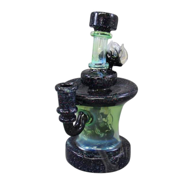 Sagan x Skyler Ellwynn Crushed Opal Moon Mini Tube sculptural mini bong