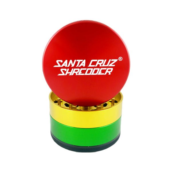 Santa Cruz Shredder - 4 Piece Large Grinder - Rasta