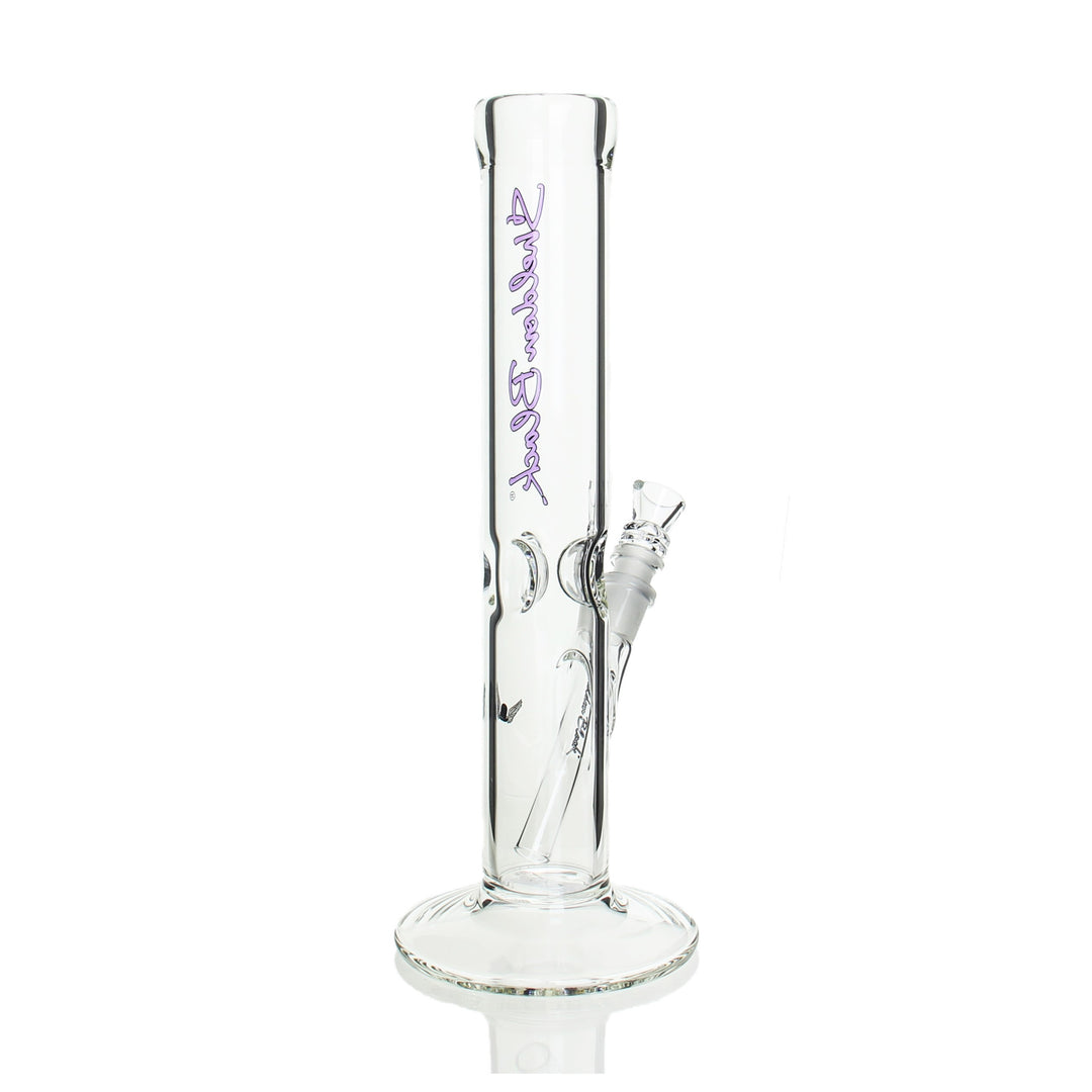 Sheldon Black 13in Medio Straight 50x5mm Signature Purple — Signature Purple Medio straight shown from alternate angle