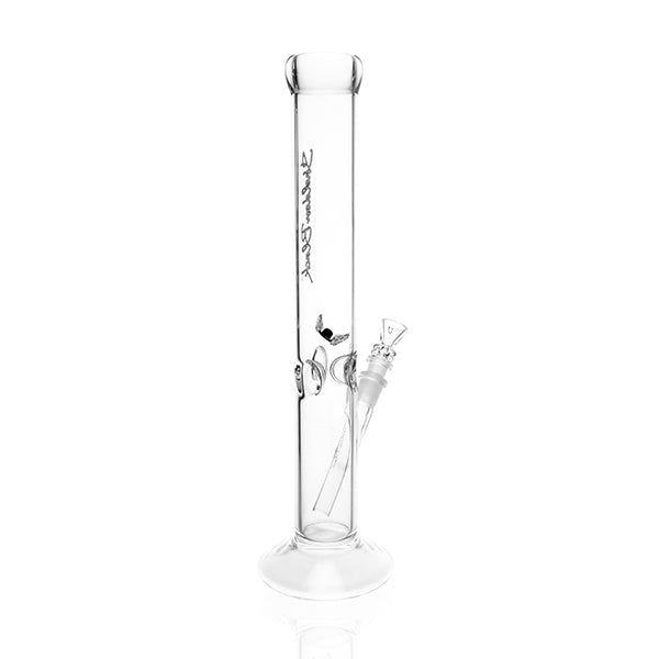 Sheldon Black Glass 16 inch Medio Silver side view