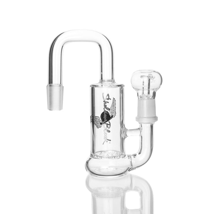 Sheldon Black Ash Catcher 18 Male to 18 Male — chamber and perc detail