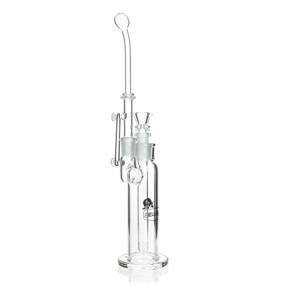 Sheldon Black Basic Bubbler York Peek-A-Boo Black — York Peek-A-Boo Black bubbler shown from alternate angle