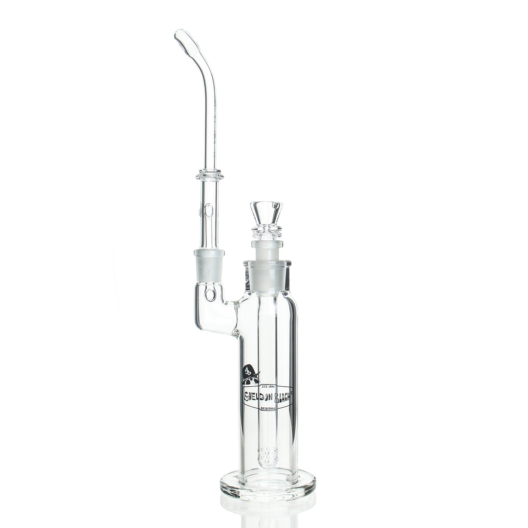 Sheldon Black Basic Bubbler York Peek-A-Boo Black — York Peek-A-Boo Black bubbler etched artwork detail