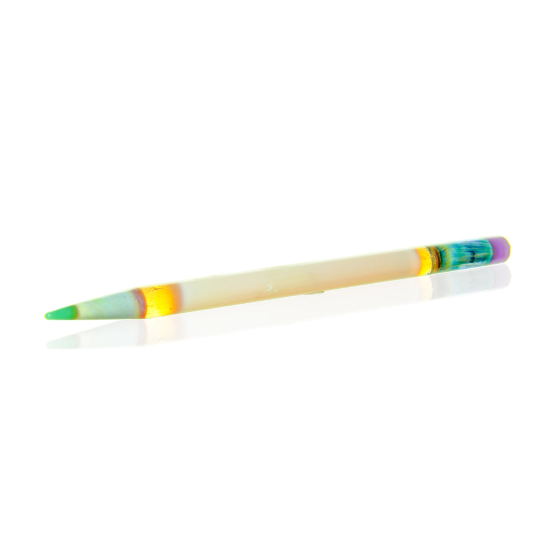 Sherbet Glass CFL Pencil Dabber — Sunset Slyme color-shifting glass dab tool