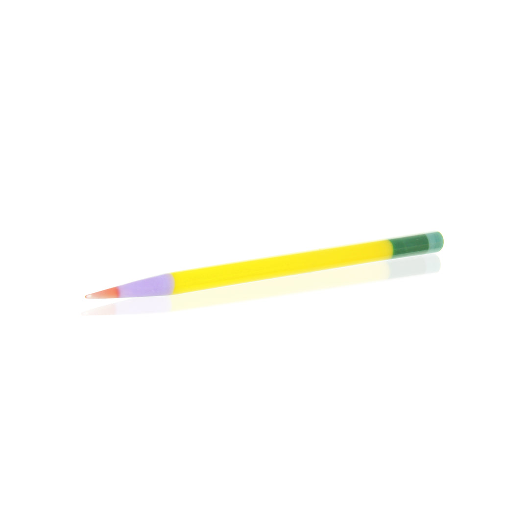 Sherbet Glass Pastel Pencil Dabber — yellow pastel glass dab tool, second colorway
