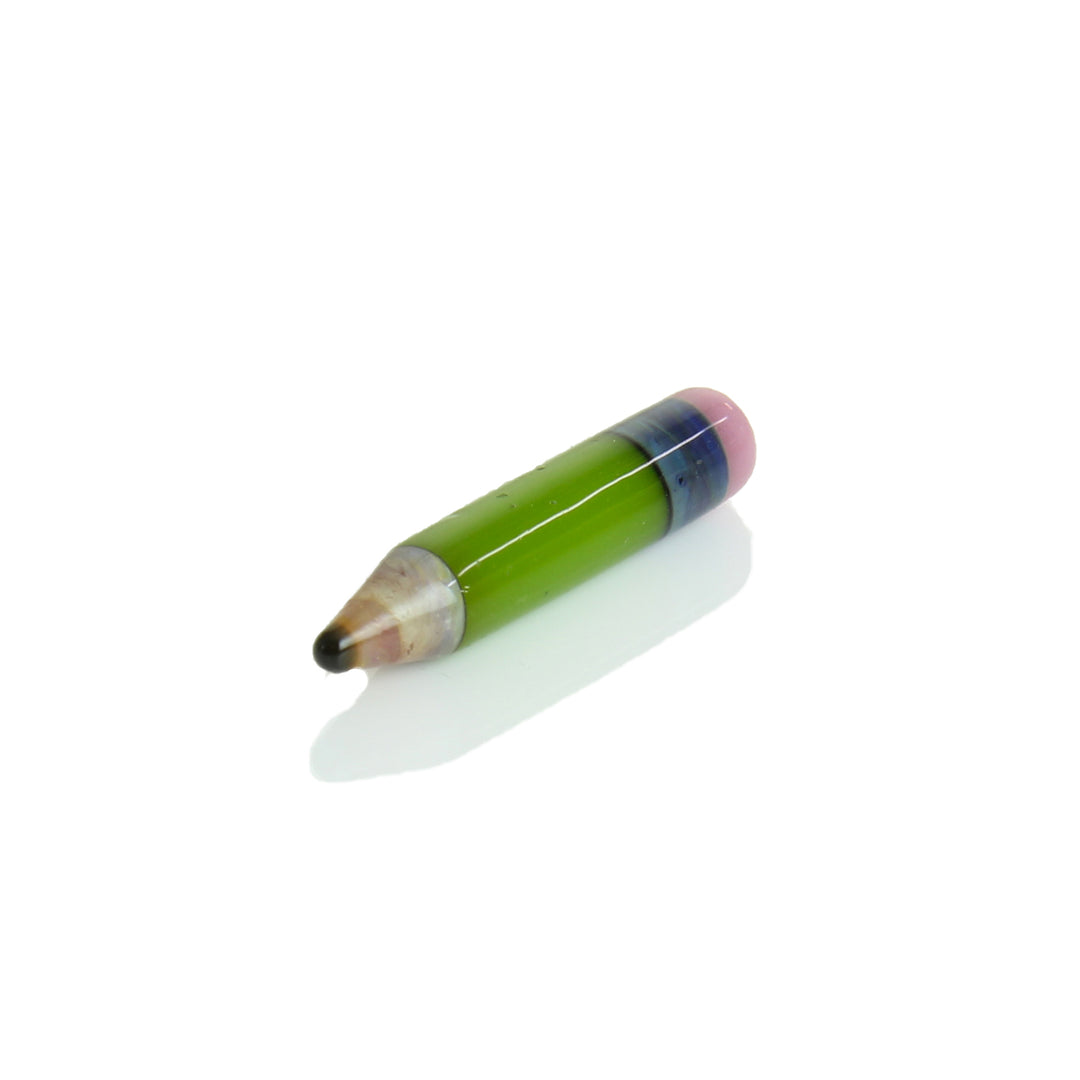 Sherbet Glass Pencil Pillar Timber — pencil-shaped terp pillar for slurper bangers, timber colorway