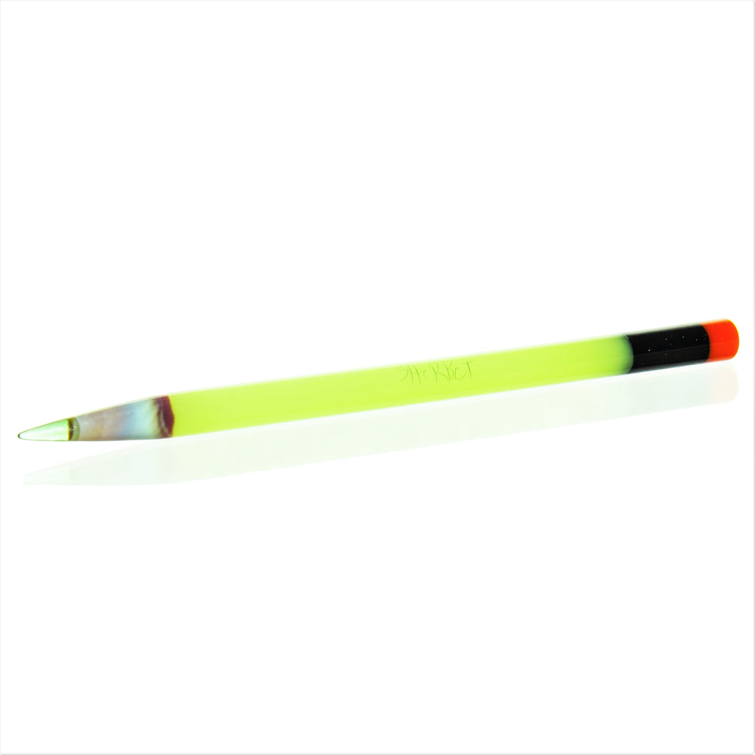 Sherbet Glass Halloween Edition Pencil Antidote — handmade glass dabber in Halloween Antidote colorway