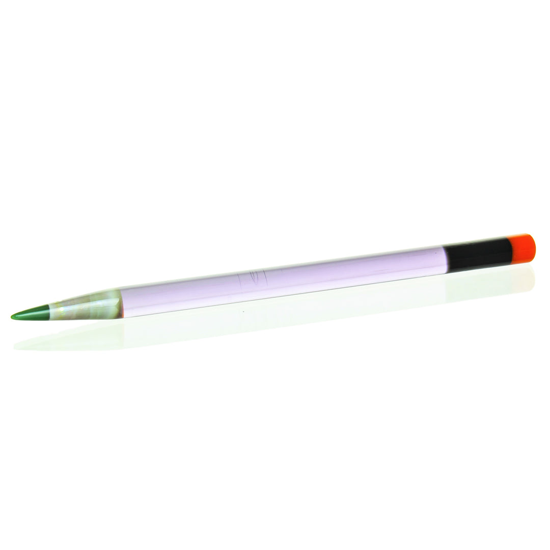 Sherbet Glass Halloween Edition Pencil Potion — handmade glass dabber in Halloween Potion colorway