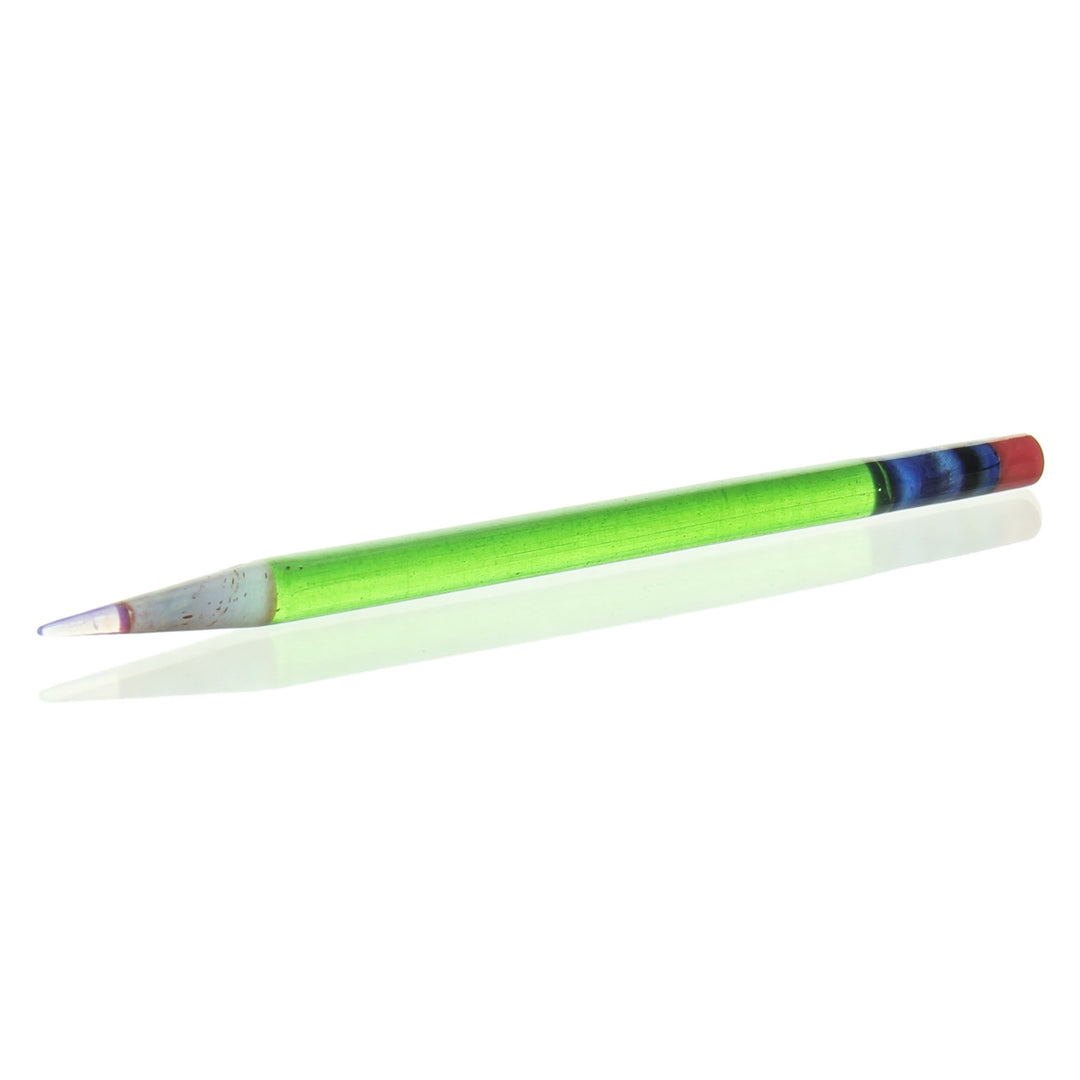 Sherbet Glass UV Pencil Dabber Illumossity Purple Tip — UV-reactive glass pencil dabber in Illumossity with purple tip