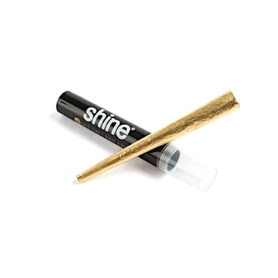 Shine 24k Gold Cone — gold leaf detail