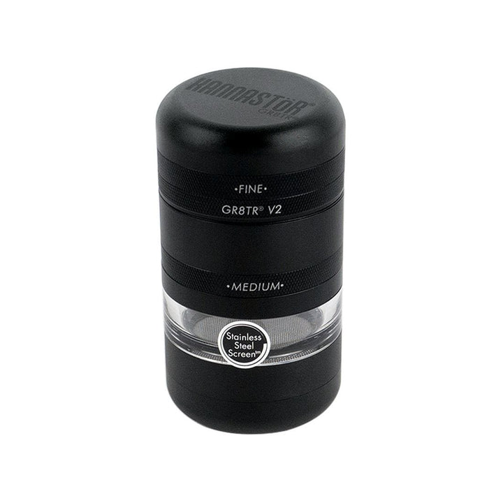 Ryot Kannastor - GR8TR V2 Grinder - Matte Black / Matte Black