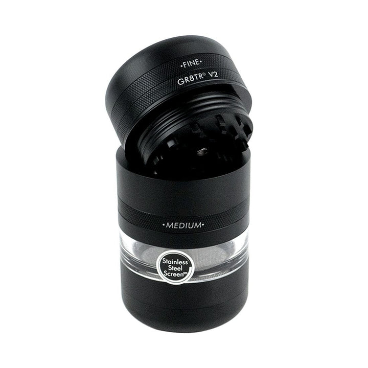 Ryot Kannastor - GR8TR V2 Grinder - Matte Black / Matte Black