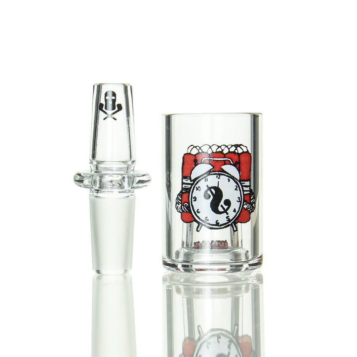 Ski Mask Glass 14mm Thermo Dome Set Time Bomb — alternate angle of the thermo dome set