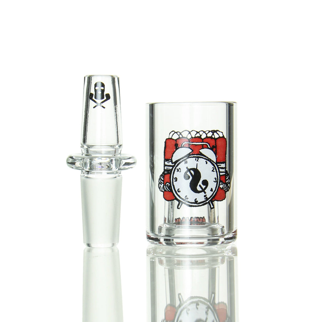 Ski Mask Glass 14mm Thermo Dome Set Time Bomb — alternate angle of the thermo dome set