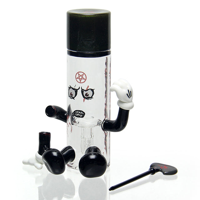 Ski Mask x Dave Park Domeless Spray Can Vapor Bubbler sculptural mini dab rig