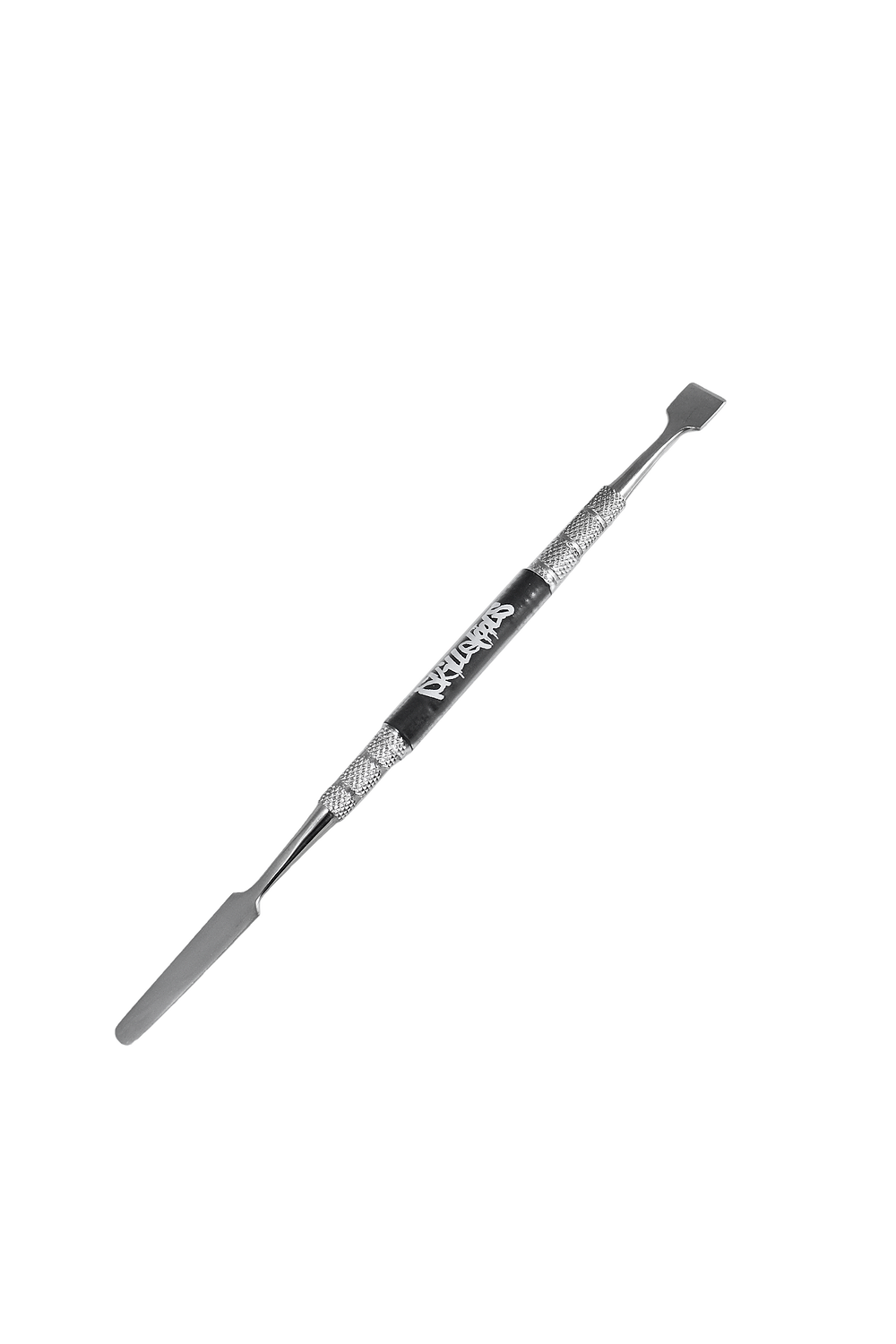 Skilletools Glassy — heat-resistant glass dab tool shown in retail packaging with branding