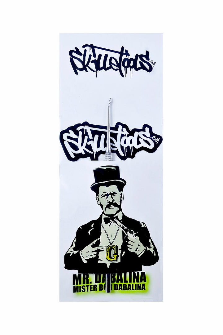 Skilletools Mr. Dabalina — stainless steel dabber with paddle and pick ends for everyday wax dabbing