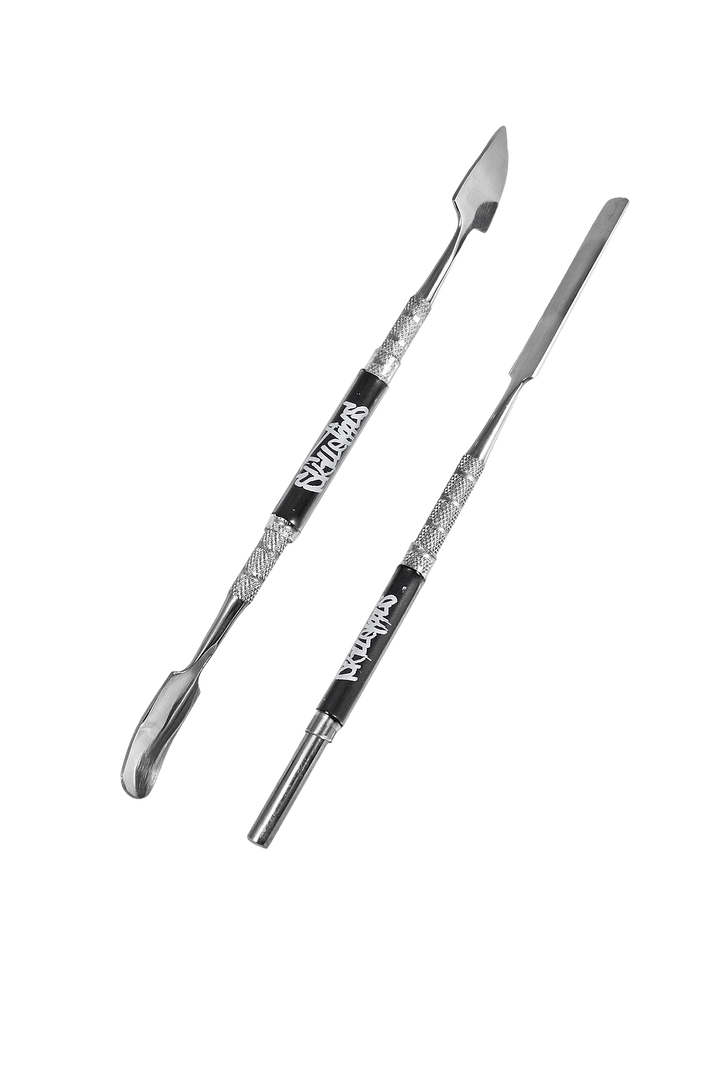 Skilletools Pro Tools — multi-piece stainless steel dab tool set shown in retail packaging