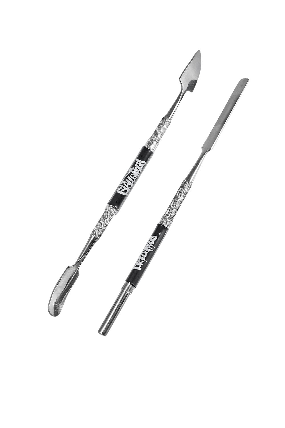 Skilletools Pro Tools — multi-piece stainless steel dab tool set shown in retail packaging