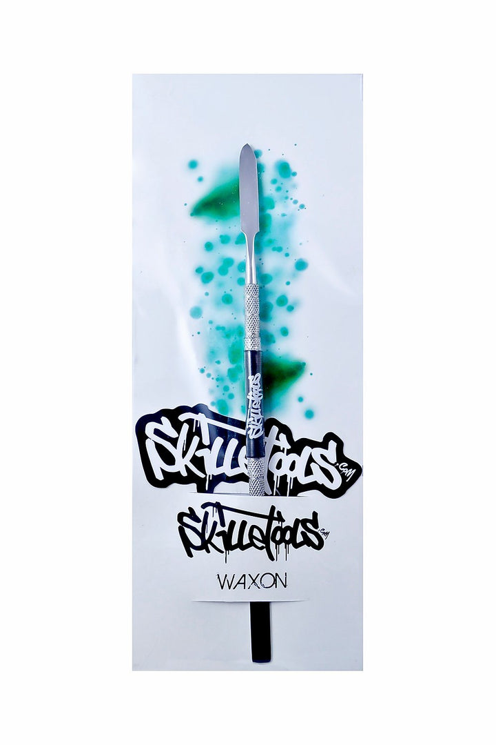 Skilletools Waxon — stainless steel dabber with multi-purpose pick and paddle ends for waxes and oils