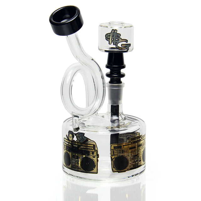 Slum Gold Squatter Water Slide Bubbler side view