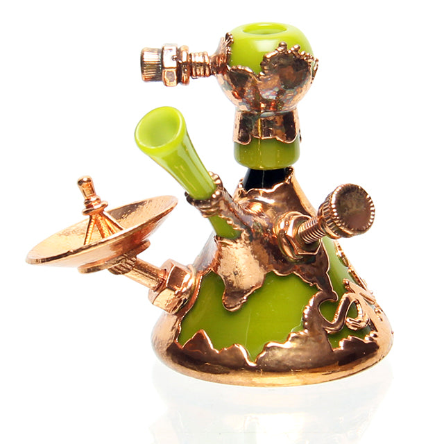 Snic Barnes Tiny Beaker Bubbler Olive side view
