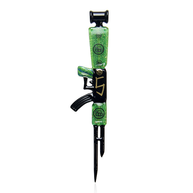 Sokol Glass x Darby Holm Cactus AK-47 Pendant wearable sculptural accessory
