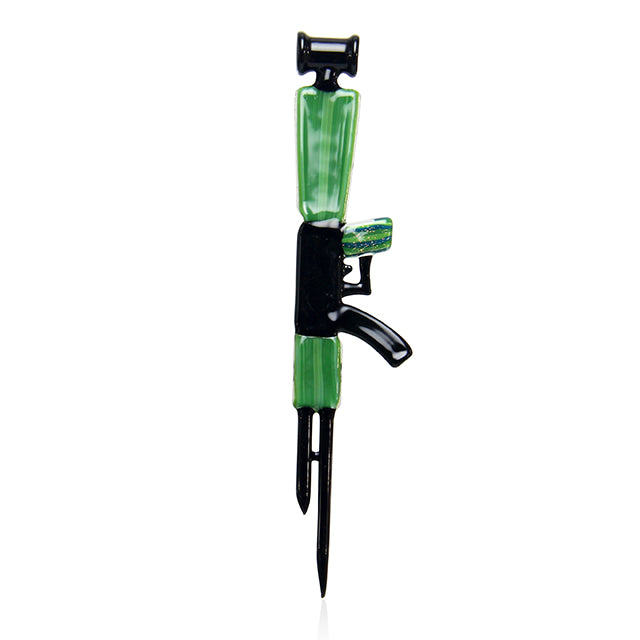 Sokol Glass x Darby Holm Cactus AK-47 Pendant side view