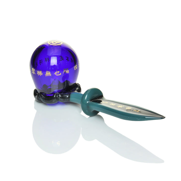 Sokol x Julie Steffey Bubble Stick Dabber Blue — alternate angle of the dabber