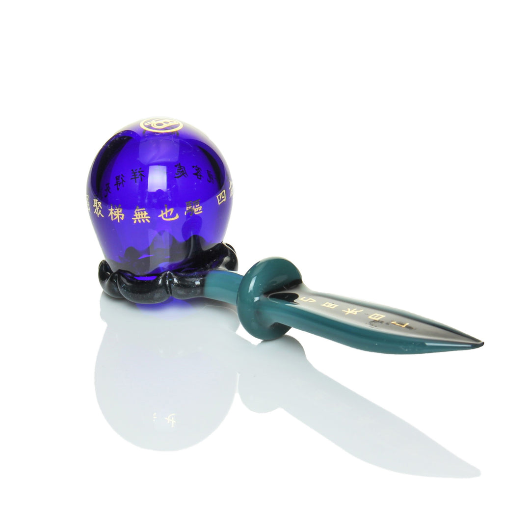 Sokol x Julie Steffey Bubble Stick Dabber Blue — alternate angle of the dabber