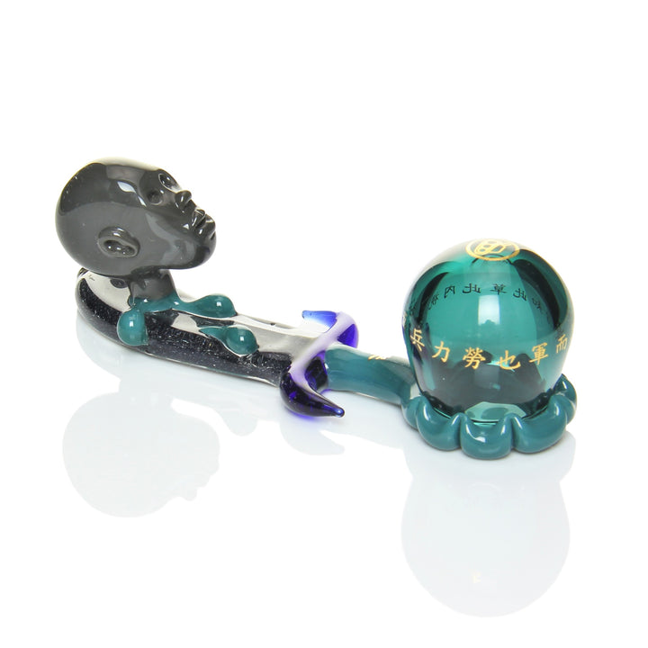 Sokol x Julie Steffey Bubble Stick Dabber Severed Head — alternate angle of the dabber