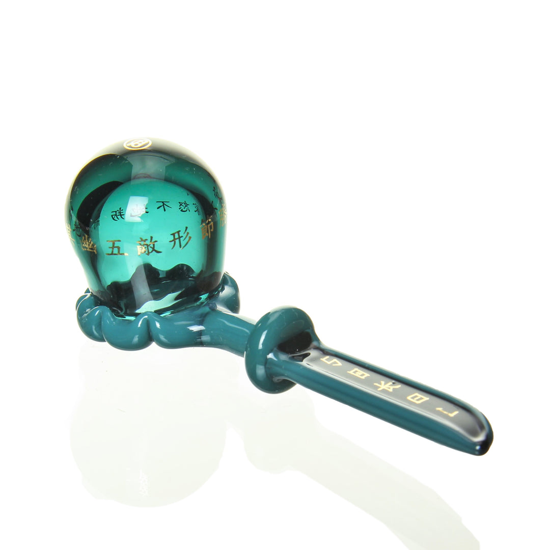 Sokol x Julie Steffey Bubble Stick Dabber Teal (02) — alternate angle of the dabber