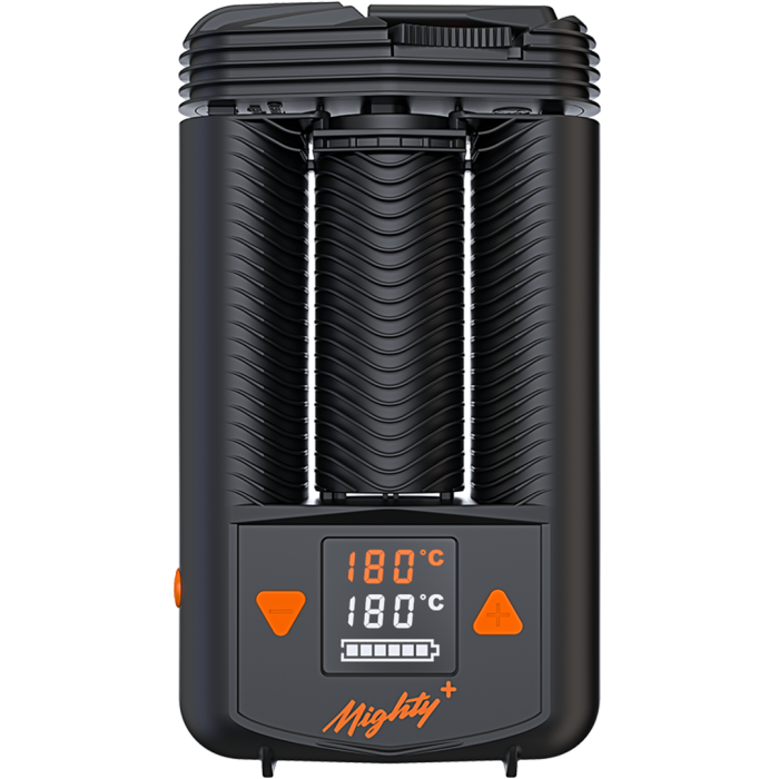 Storz and Bickel Mighty Plus portable vaporizer OLED display
