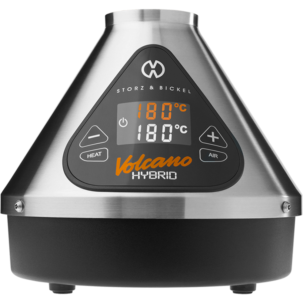 Storz & Bickel Volcano Hybrid vaporizer — desktop dry herb vaporizer with balloon and whip