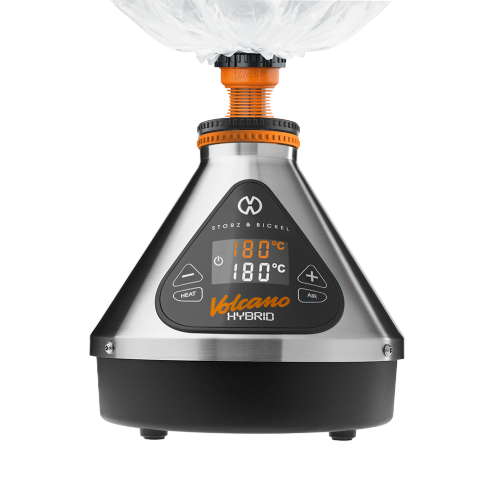 Storz &amp; Bickel Volcano Hybrid vaporizer — desktop vaporizer with balloon bag, detail