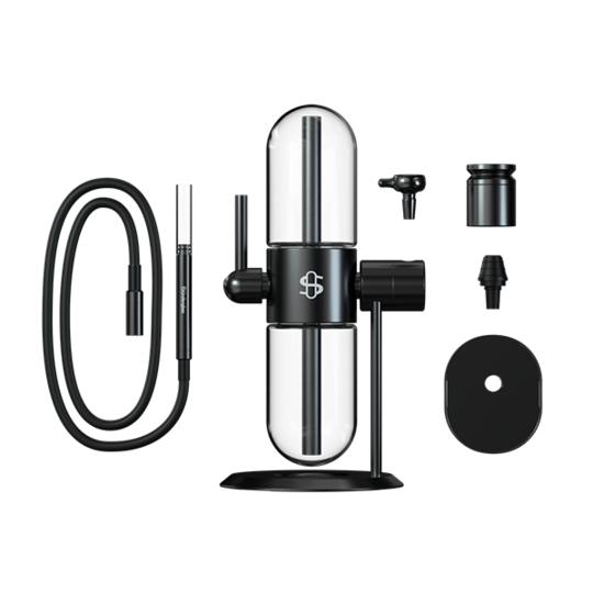 Stundenglass Gravity Hookah — Stundenglass gravity hookah shown from alternate angle