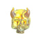 Sweeney Glass - Kapala Skull Pendant - Amber Purple