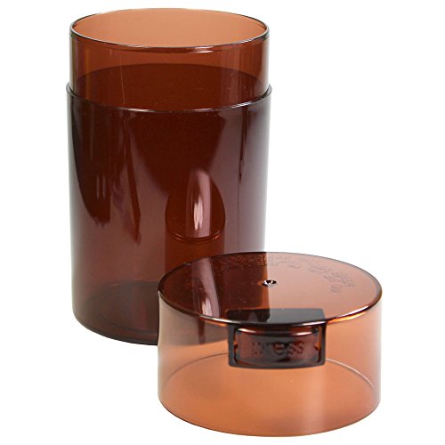Tightvac 12oz Container Brown — vacuum sealed airtight storage container, hero shot