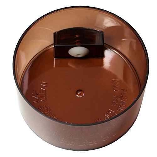 Tightvac 12oz Container Brown — open view showing seal