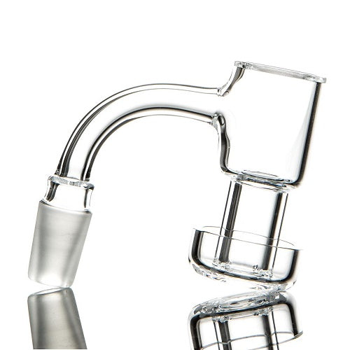 Toro Glass Terp Slurper 14mm male 90 degree banger close-up of male joint
